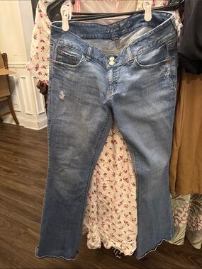 American Eagle Outfitters Light Blue Flare Jeans